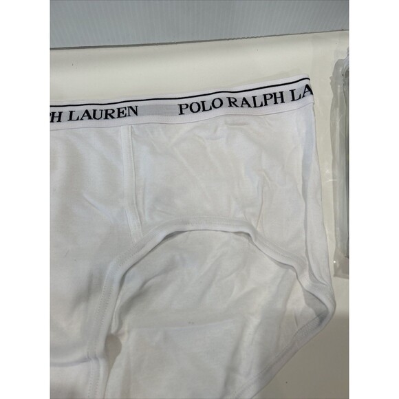 Polo Ralph Lauren Mens 2-Pack Briefs Underwear Classic Fit White Men's 4XL - Picture 3 of 11